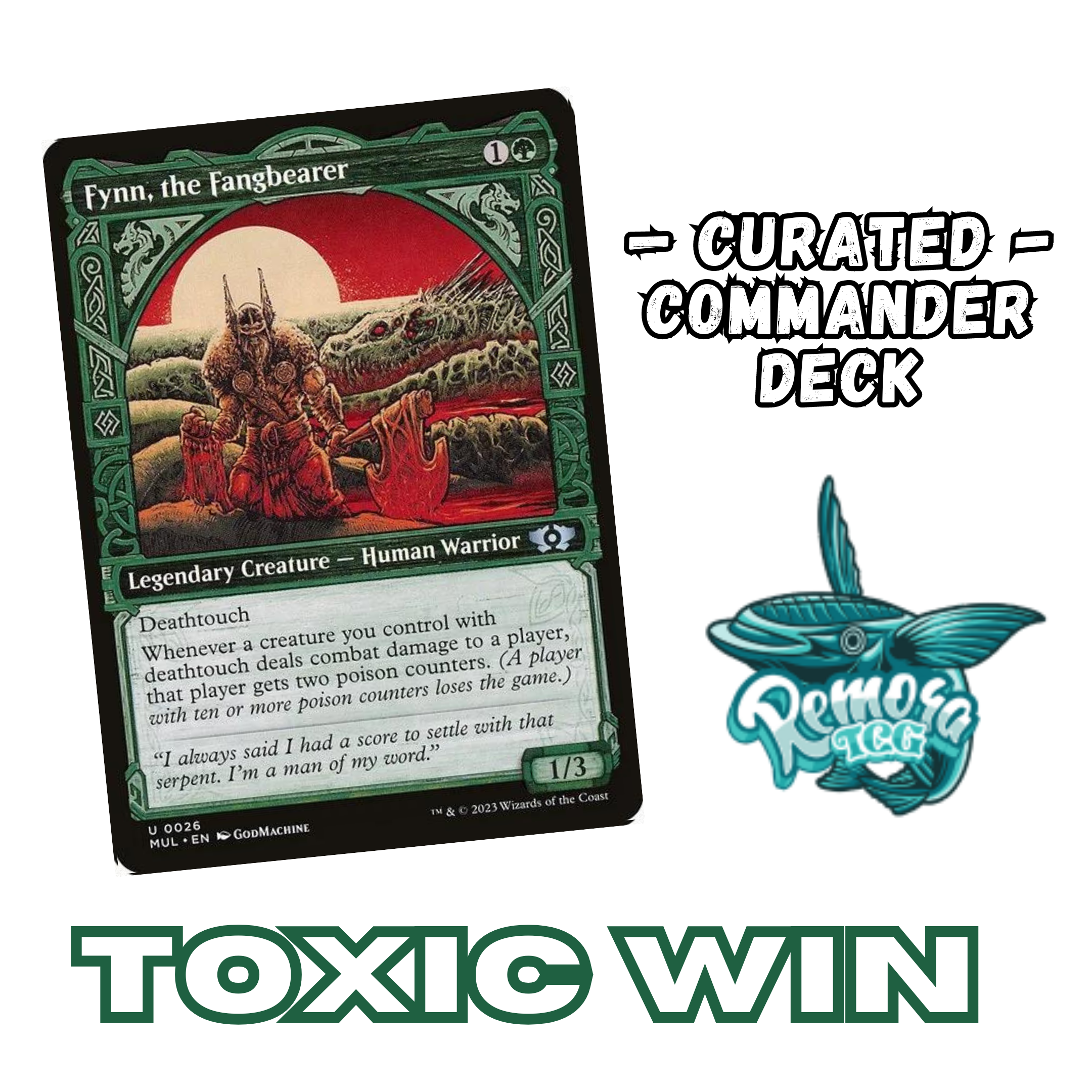 Poison Counters Commander Custom Commander Deck - Fynn, The Fangbearer EDH MTG - Deathtouch Poison Theme MTG Commander Deck Poison Counters Commander Custom Commander Deck - Fynn, The Fangbearer EDH MTG - Deathtouch Poison Theme MTG Commander Deck