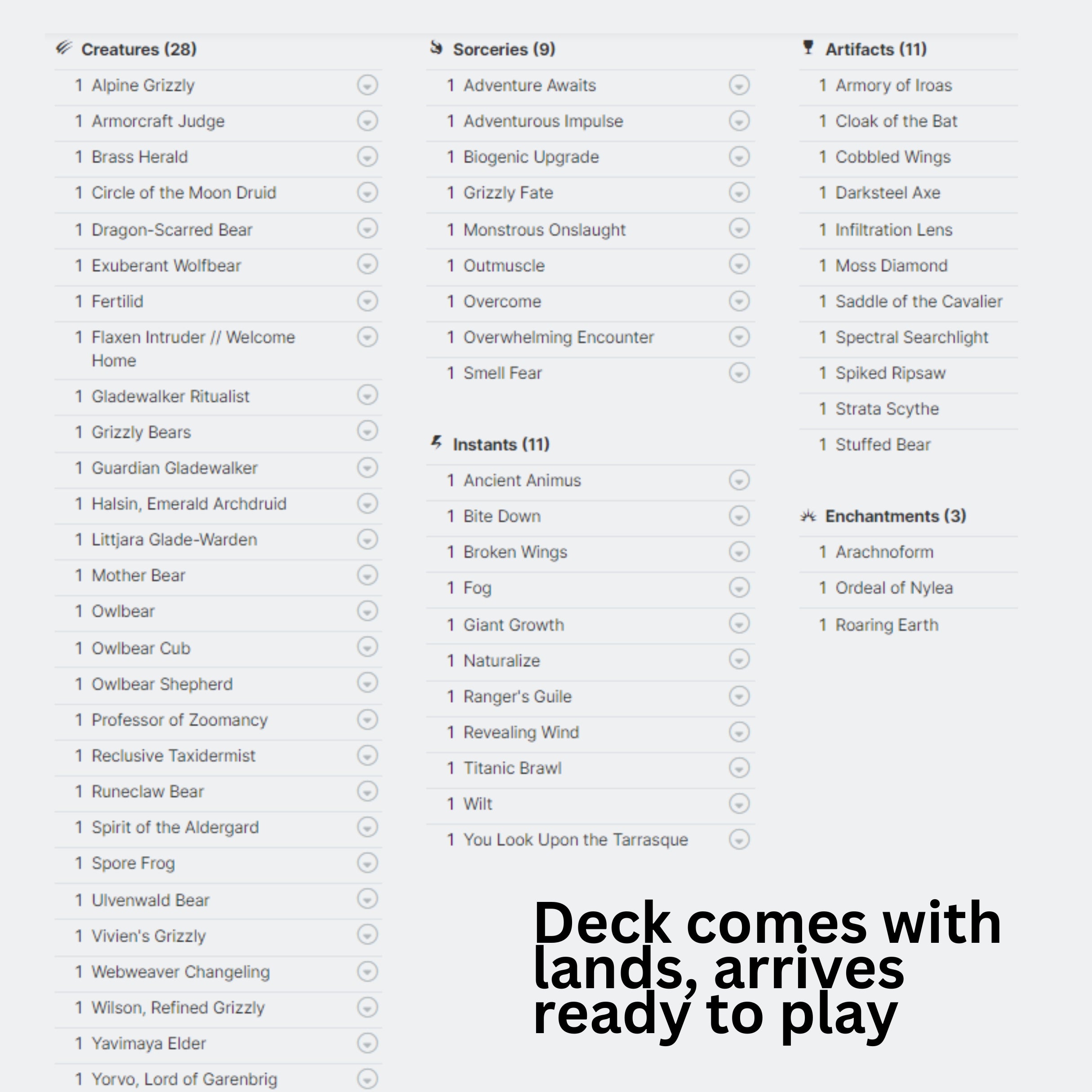 Ayula, Queen Among Bears  - EDH Deck