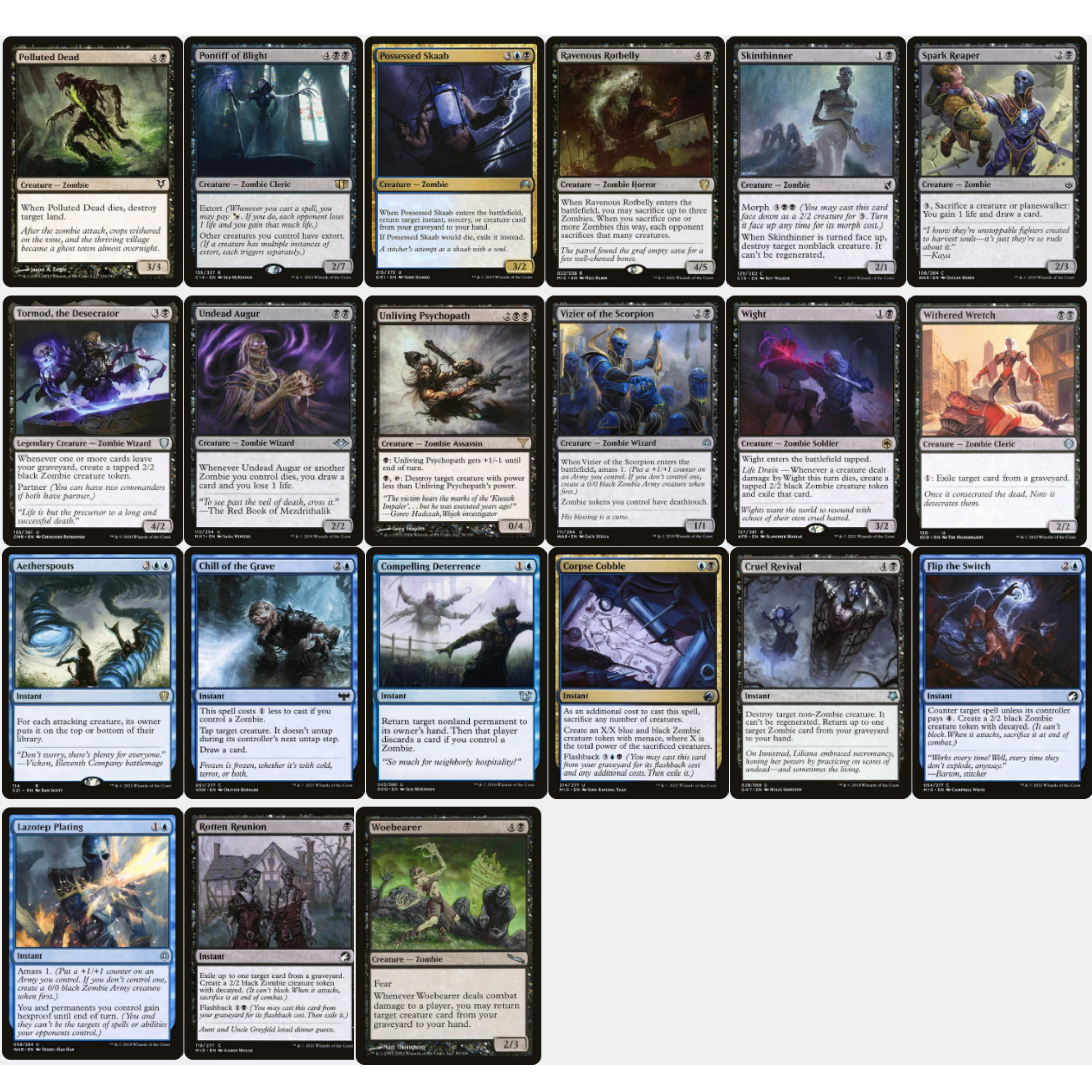 Wilhelt, The Rotcleaver - EDH Deck