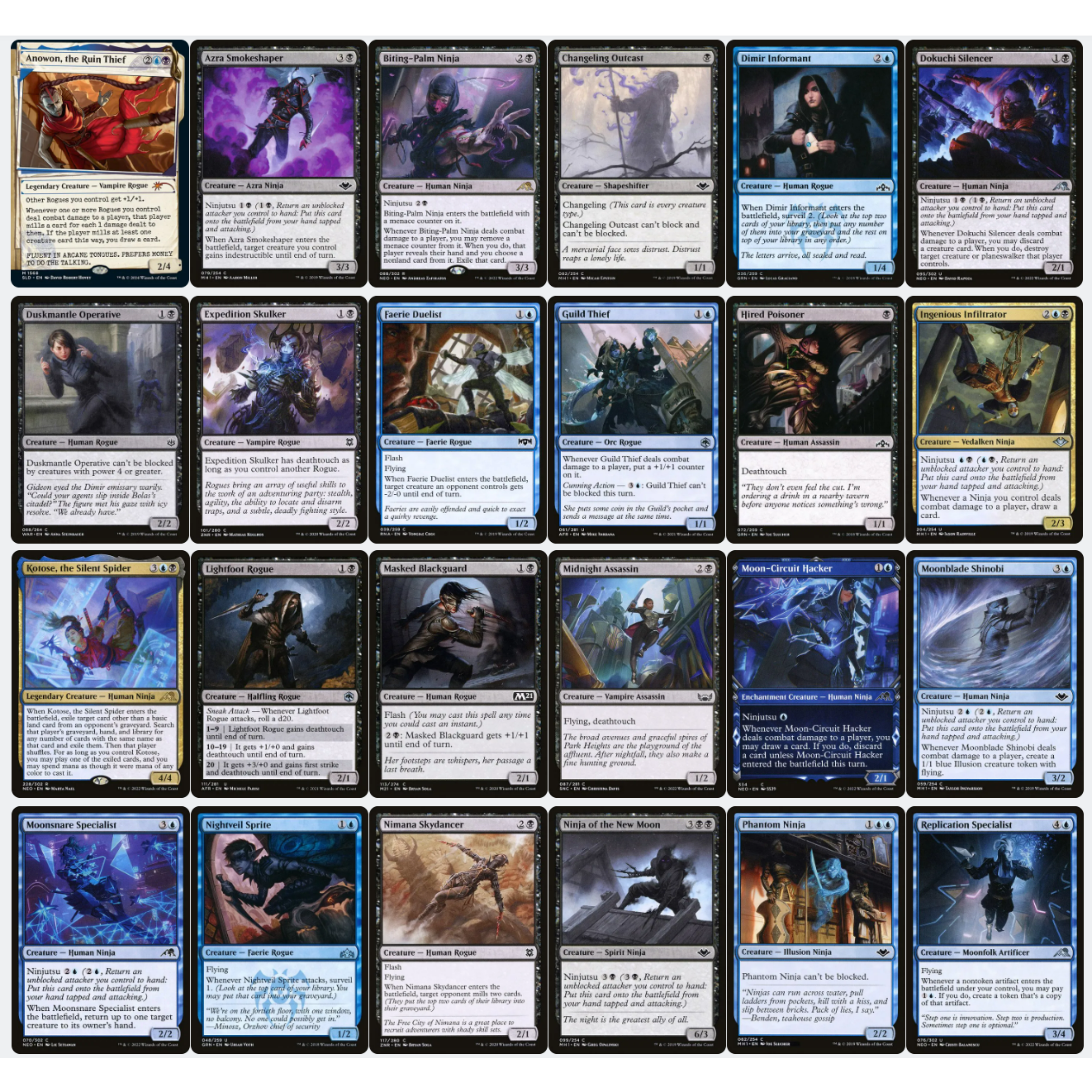 Yuriko, The Tiger’s Shadow - EDH Deck