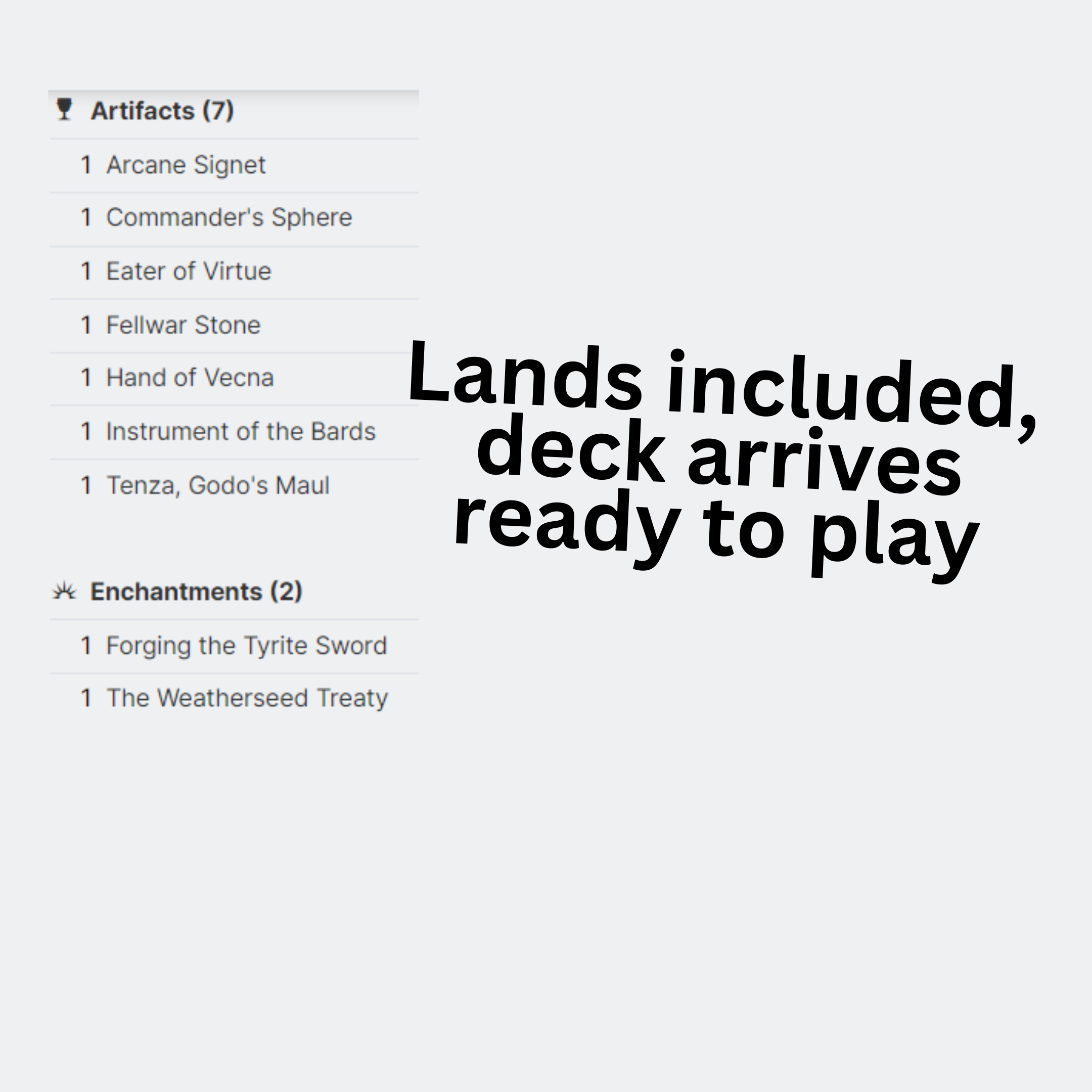 Jodah, The Unifier - EDH Deck