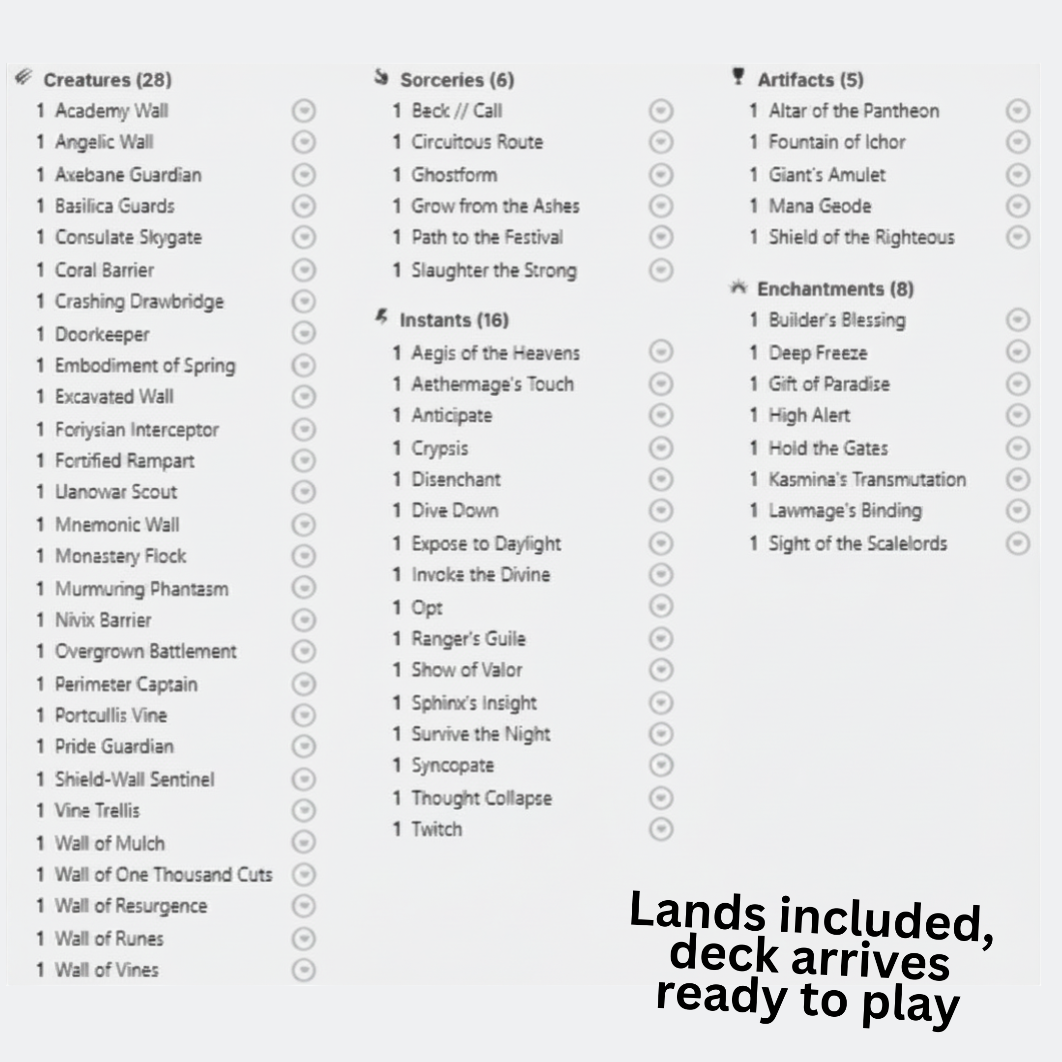 Arcades, The Strategist - EDH Deck