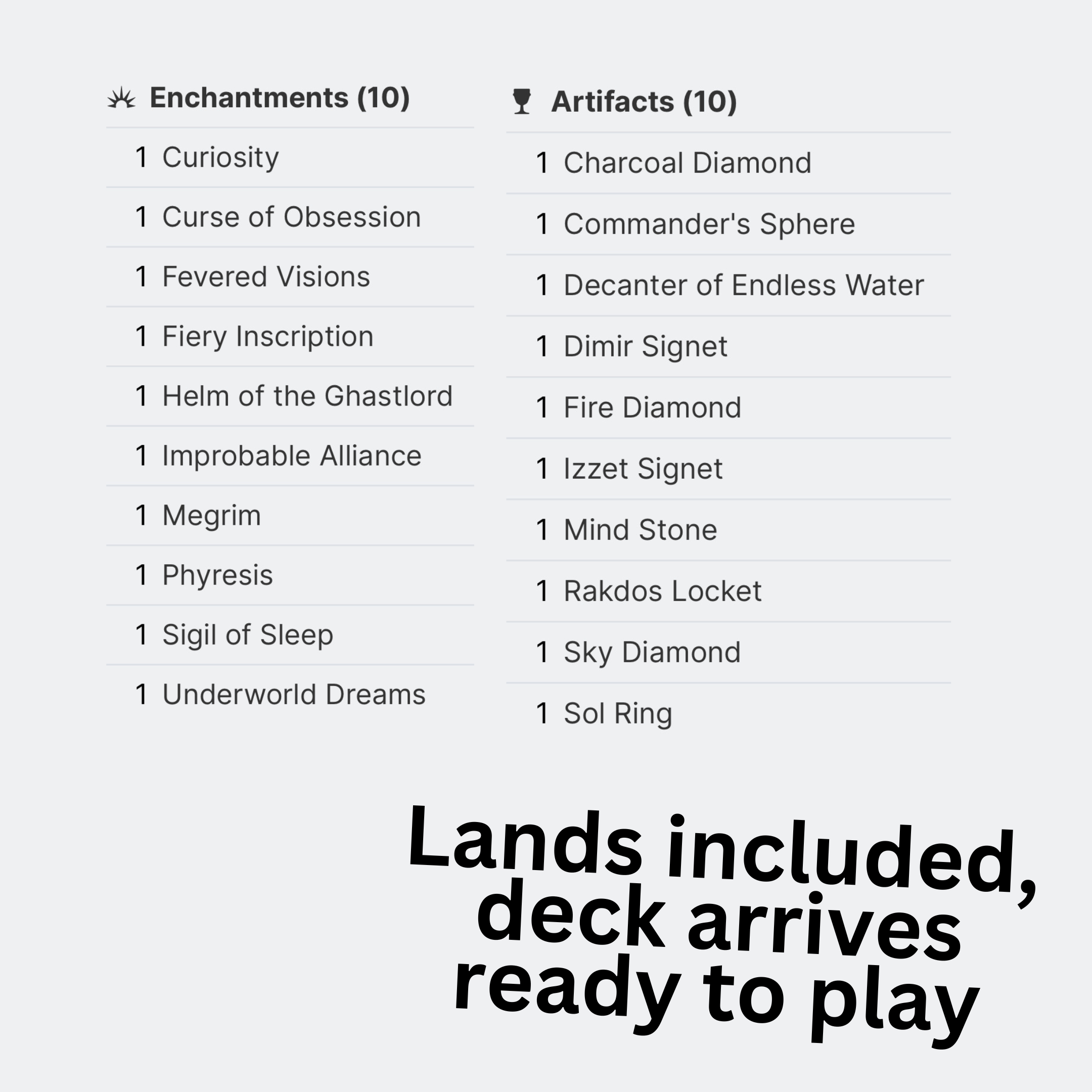 Nekusar, The Mindrazer - EDH Deck