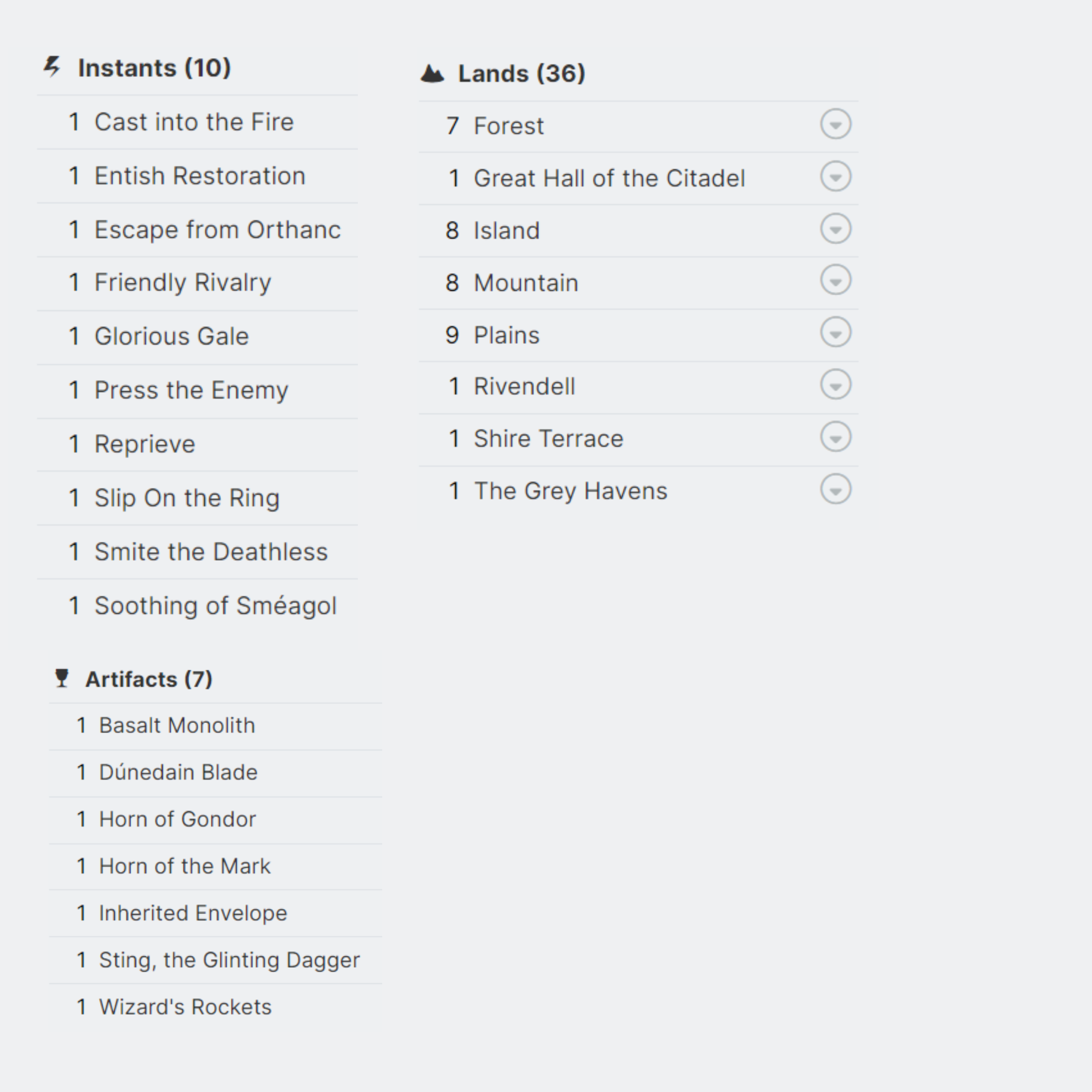 Aragorn, The Uniter Deck - EDH Deck