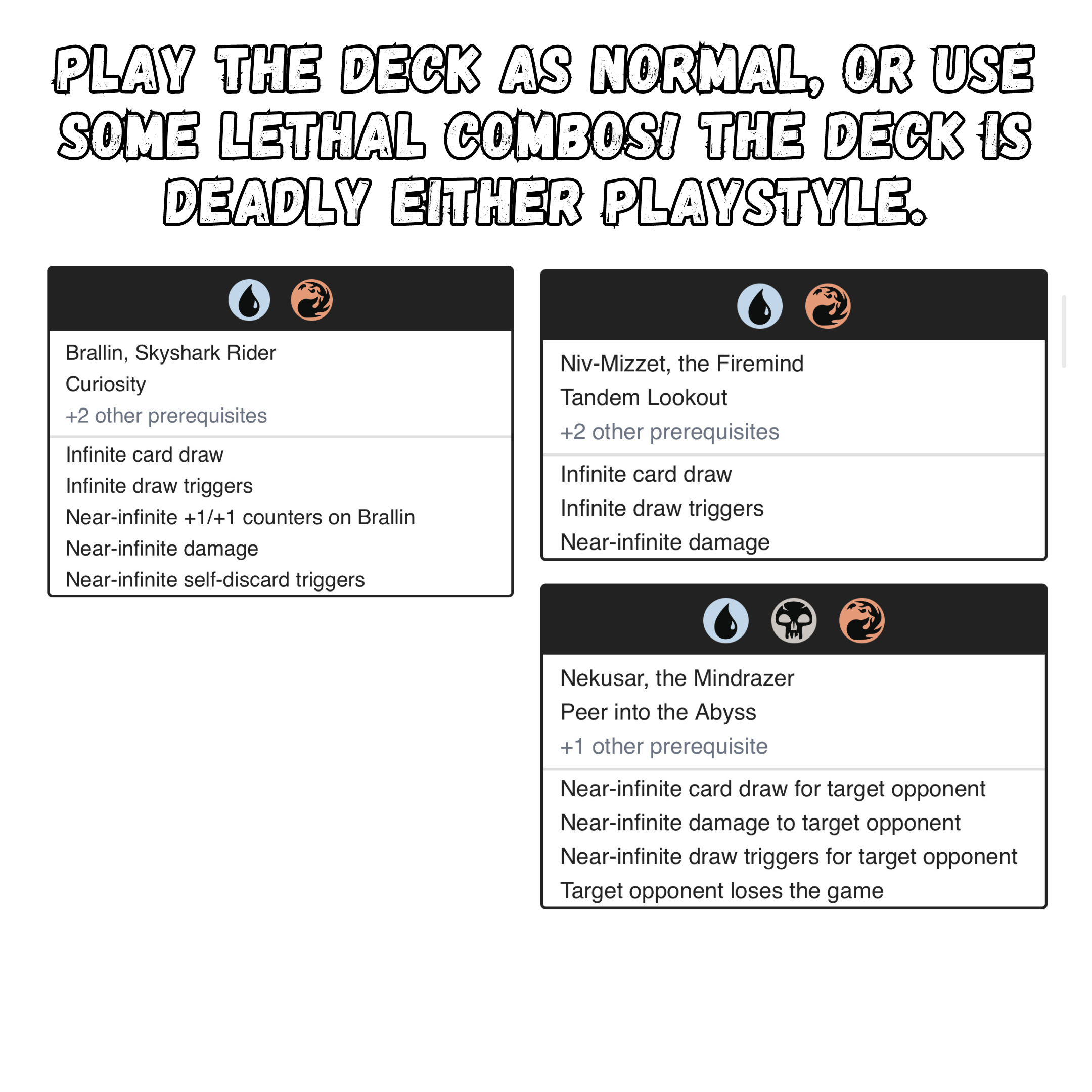 Nekusar, The Mindrazer - EDH Deck