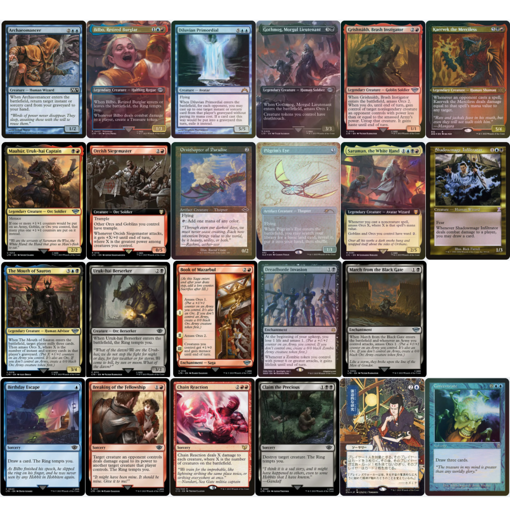 Sauron, The Dark Lord - EDH Deck