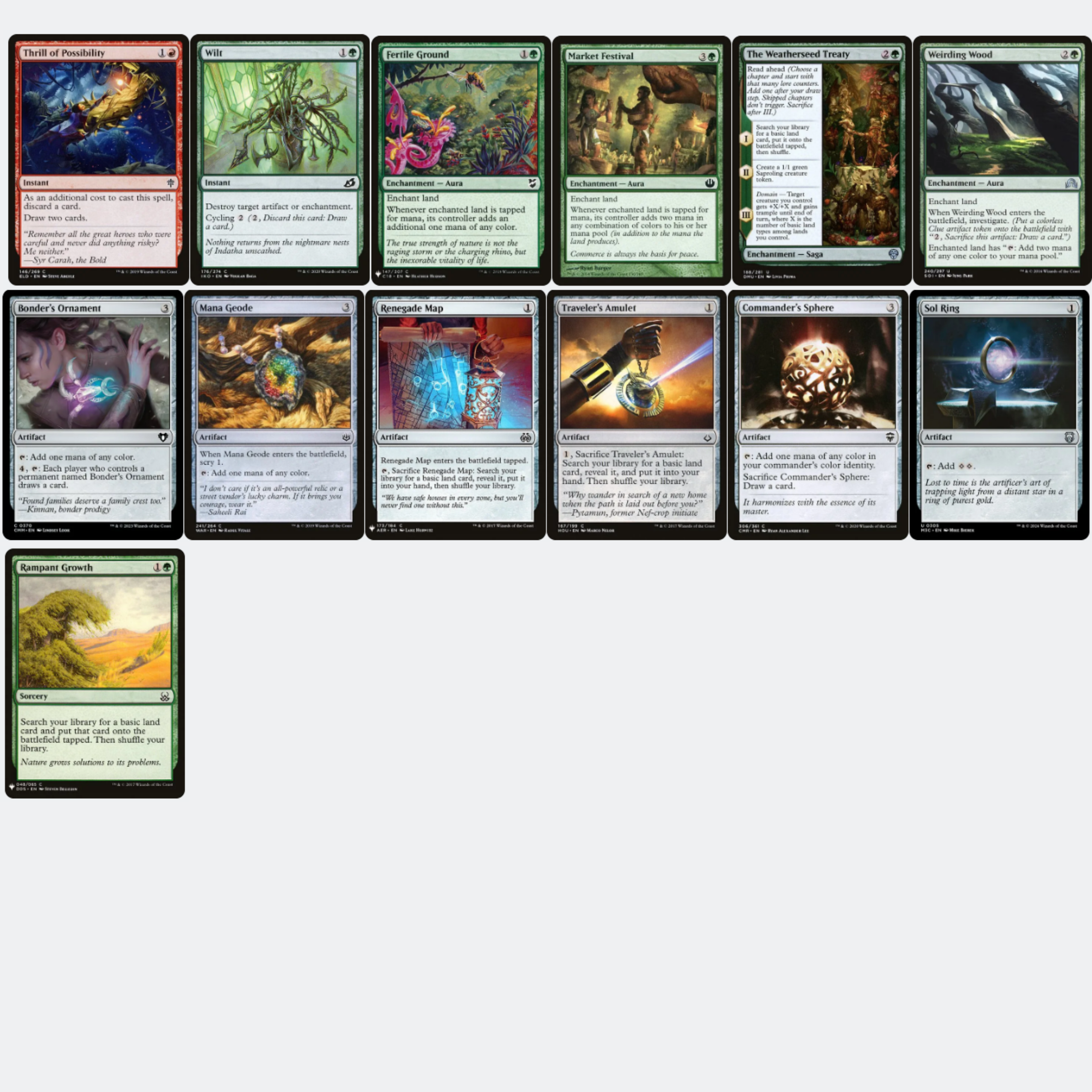 Esika, God of the Tree// The Prismatic Bridge - EDH Deck