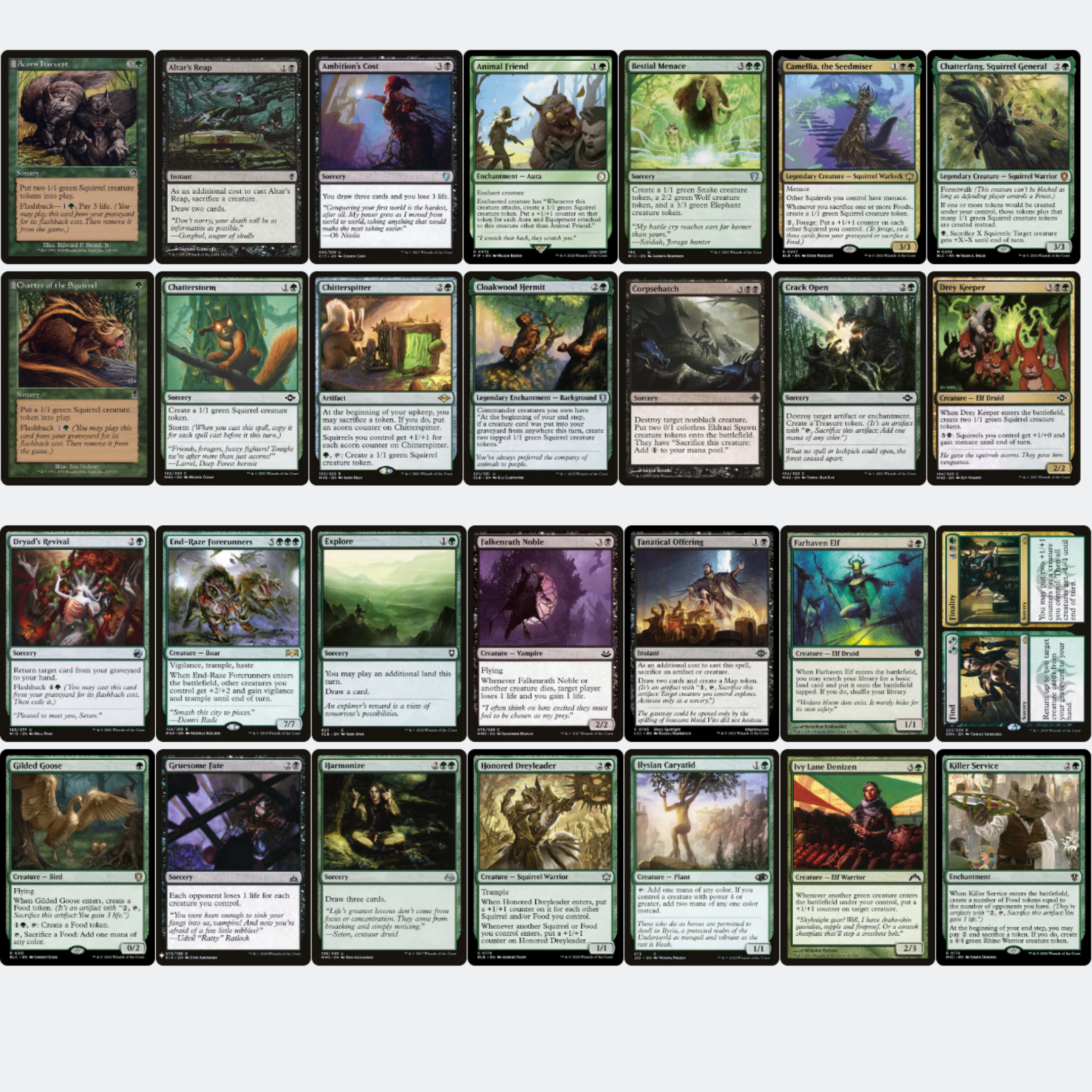 Chatterfang, Squirrel General - EDH Deck