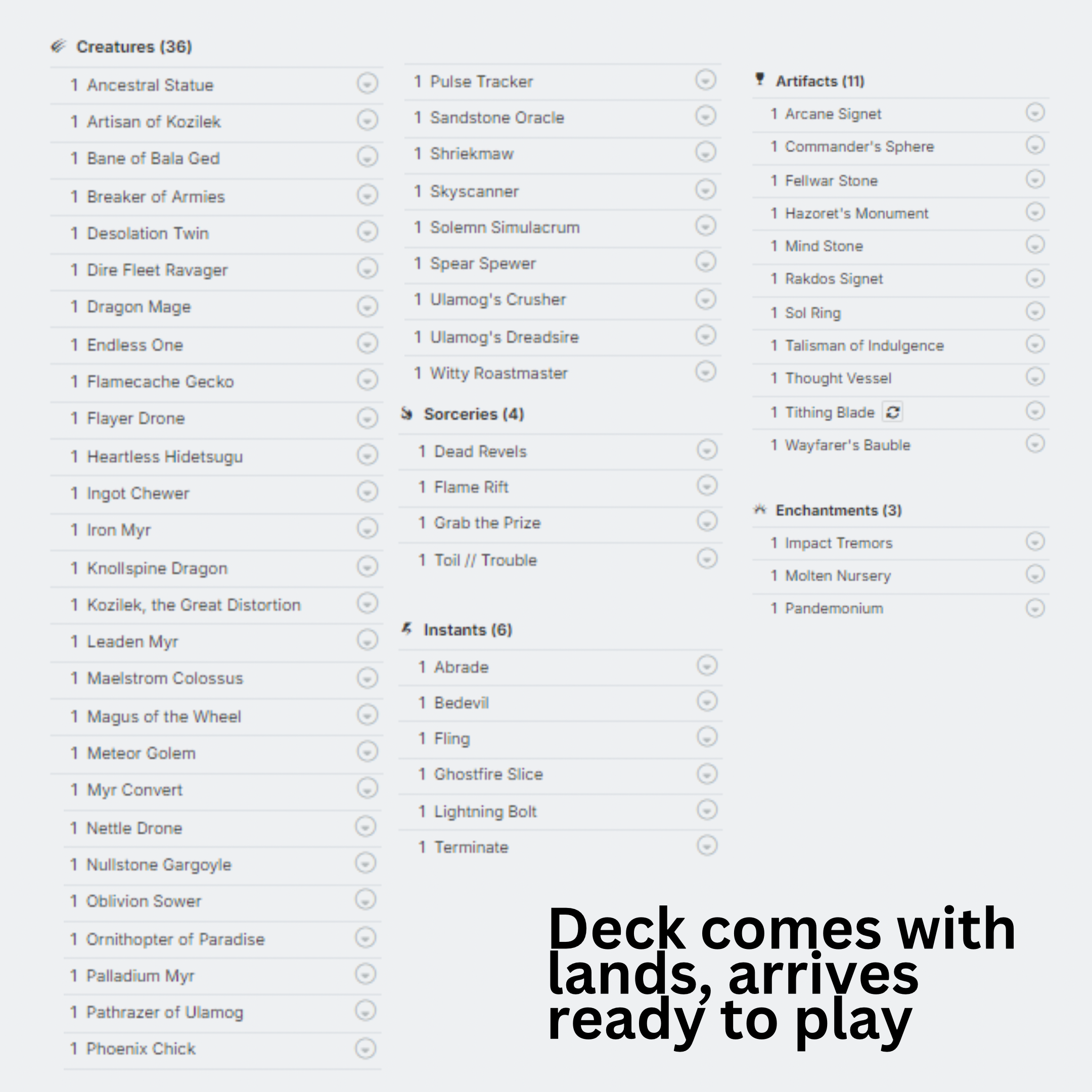 Rakdos, Lord of Riots - EDH Deck