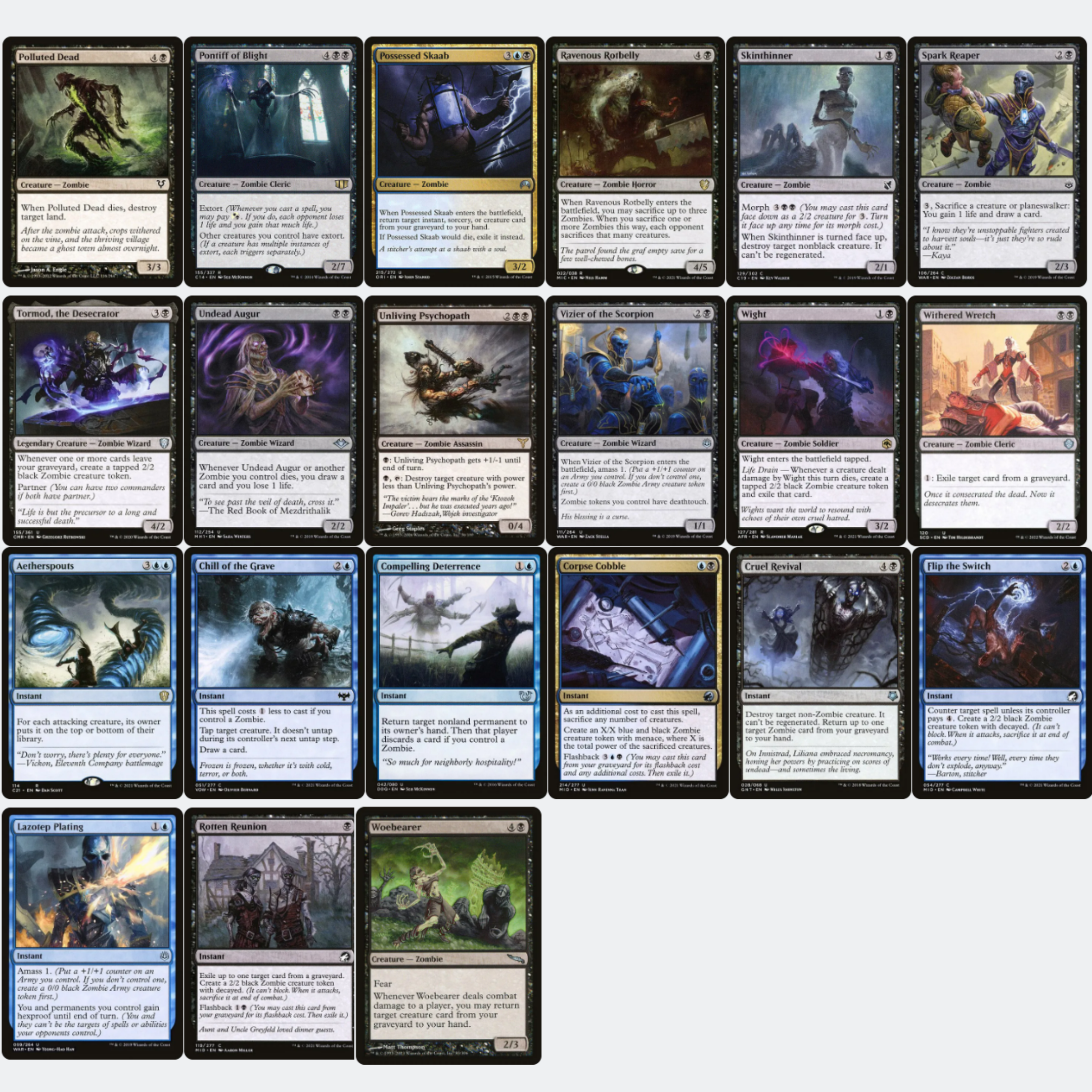 Wilhelt, The Rotcleaver - EDH Deck
