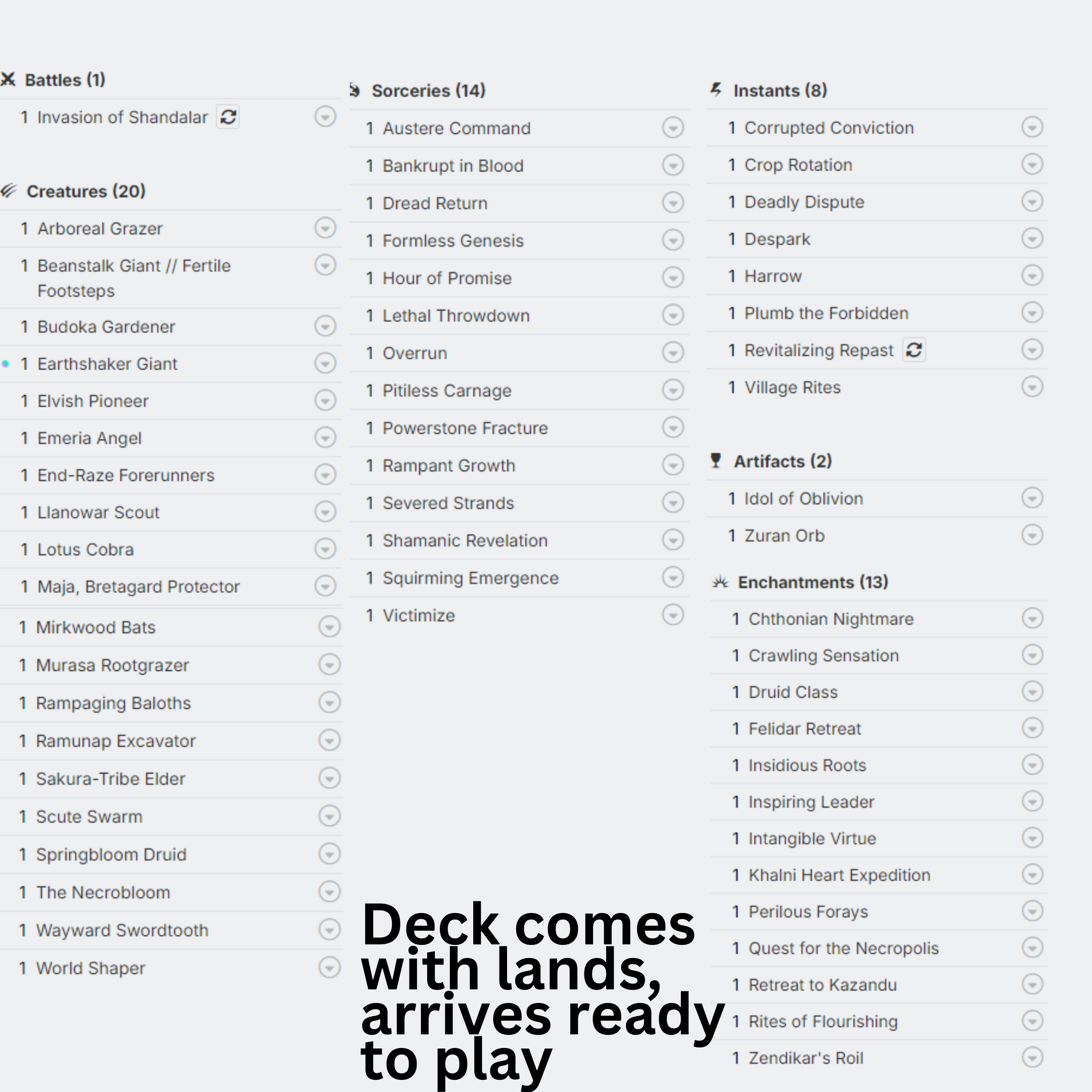 The Necrobloom - EDH Deck