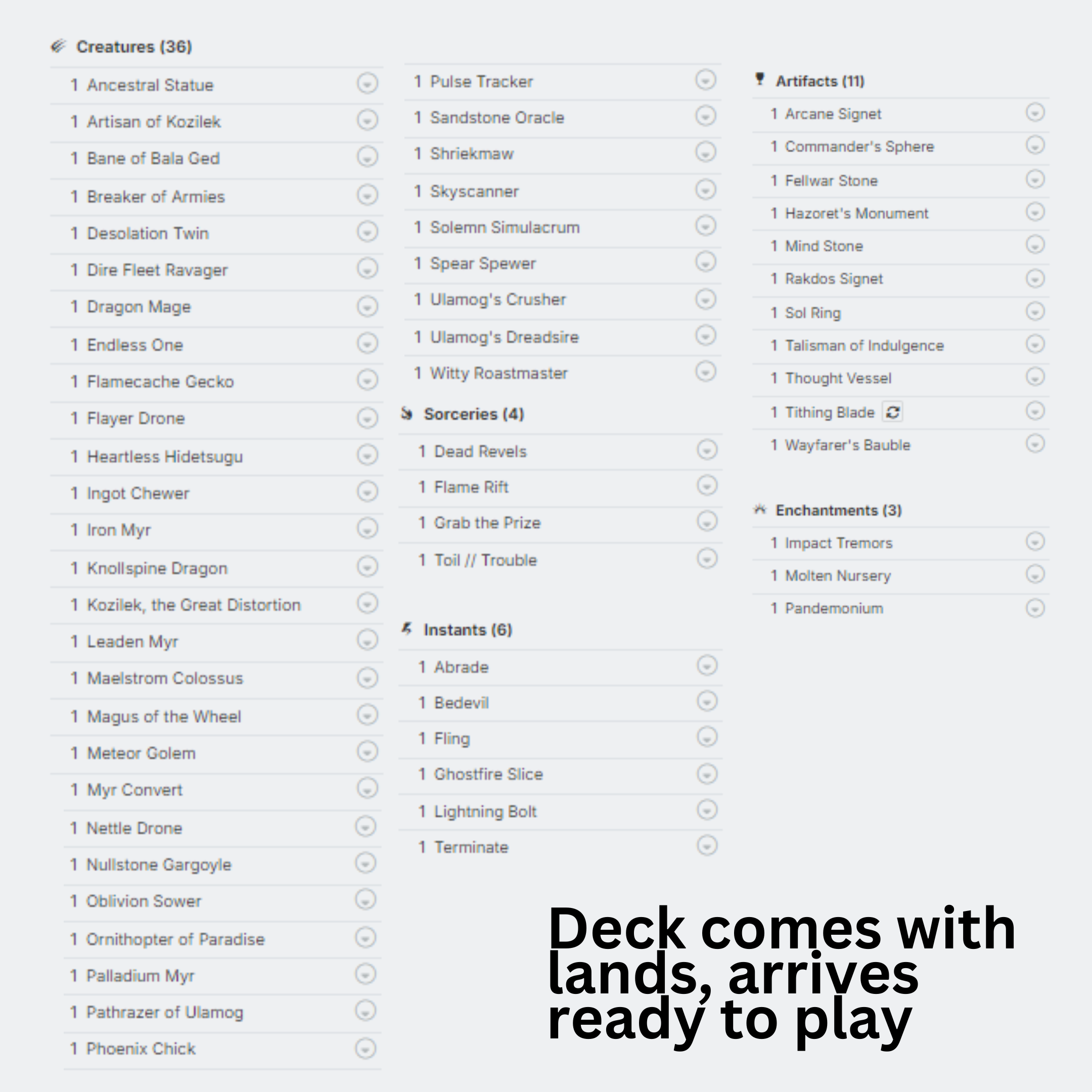 Rakdos, Lord of Riots - EDH Deck