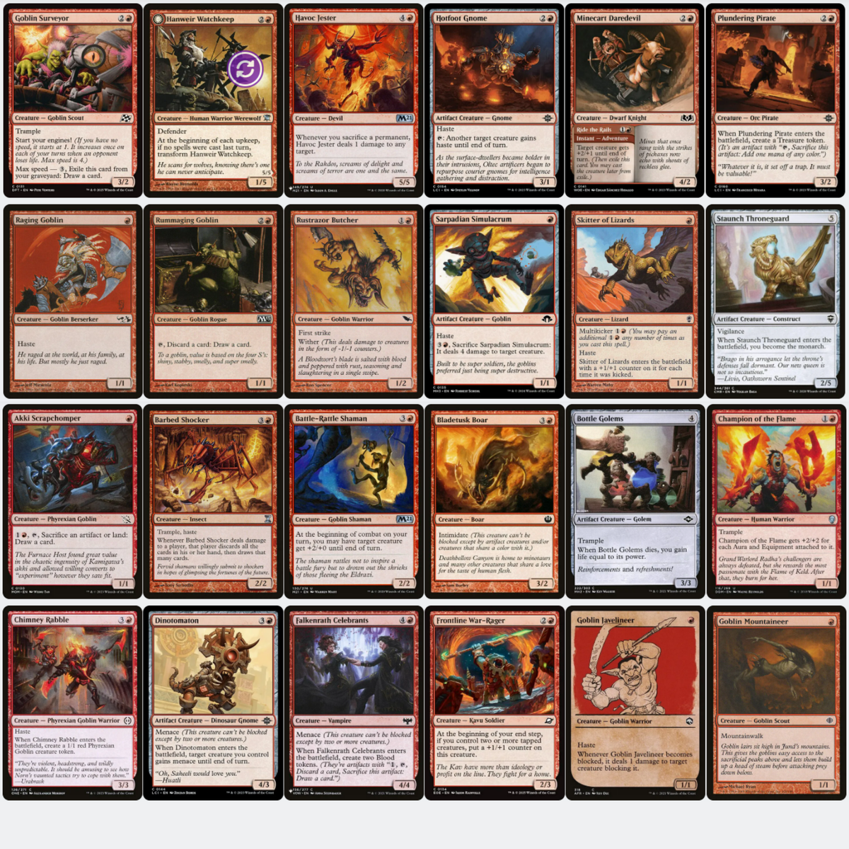 Zada, Hedron Grinder mono-red EDH deck - image 14