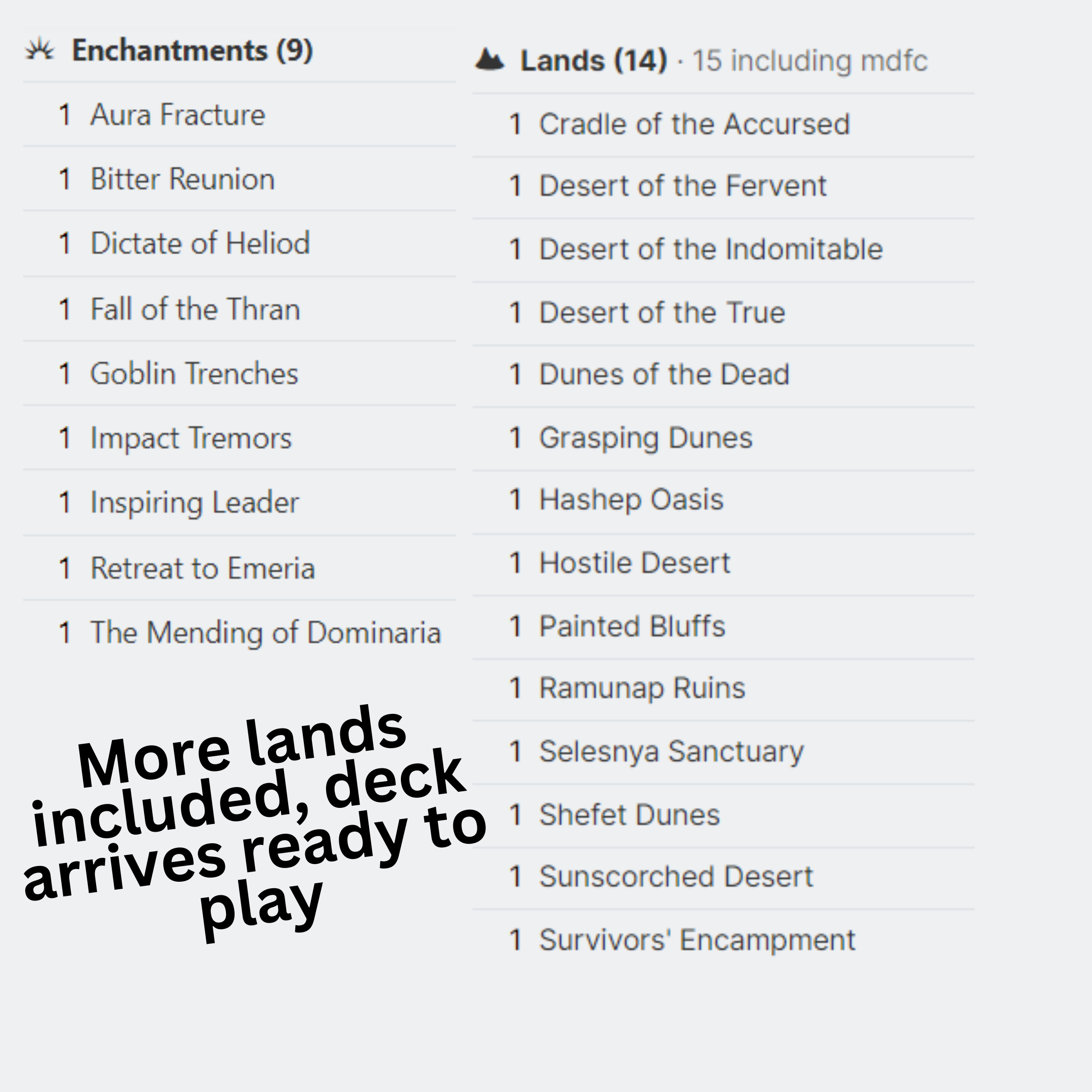 Hazezon, Shaper of Sand - EDH Deck