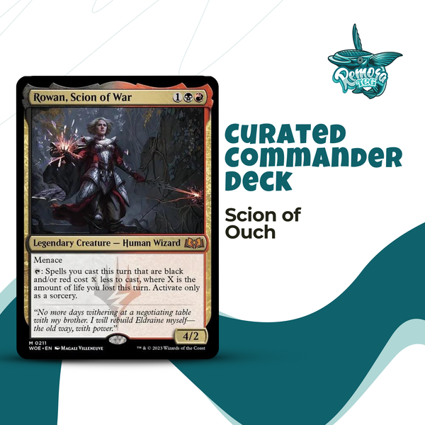 rate my mtg commander deck Rowan EDH | Rakdos Burn Deck premium craftsmanship MTG Commander has had Choose One:DP FIN Cloud