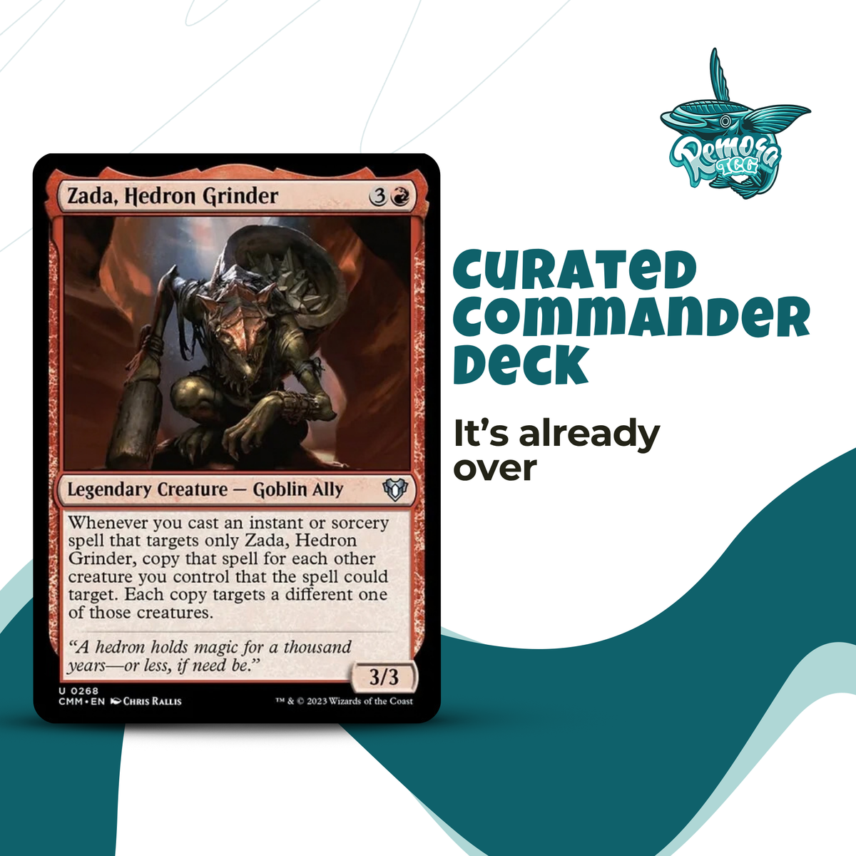 Zada, Hedron Grinder ready-to-play MTG Commander deck by Remora TCG