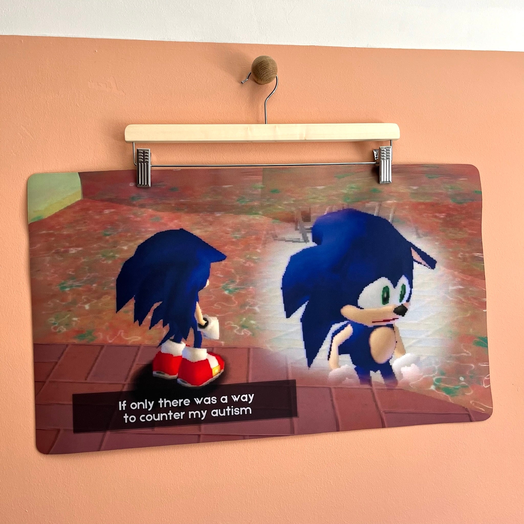 Sad Sonic Playmat