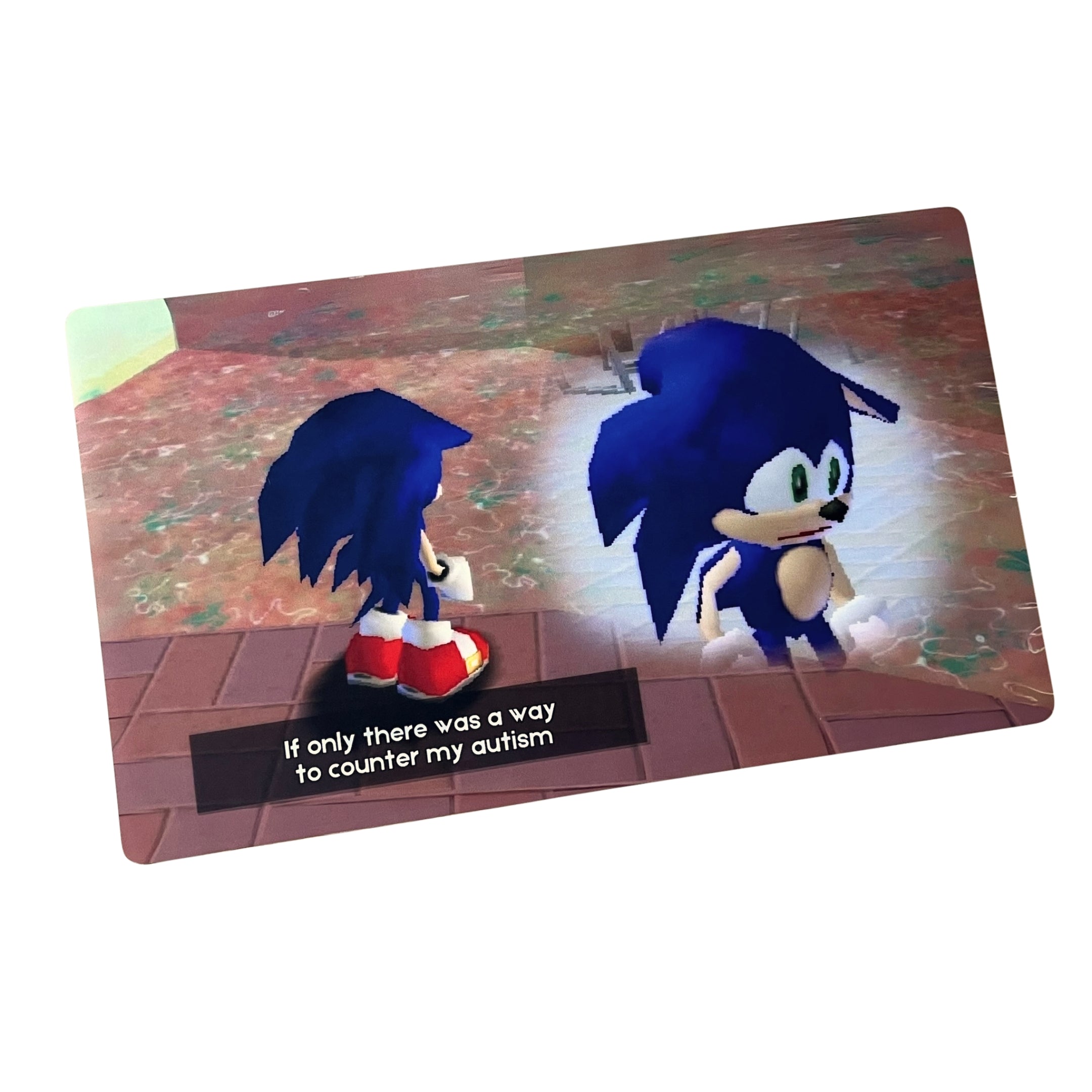 Sad Sonic Playmat