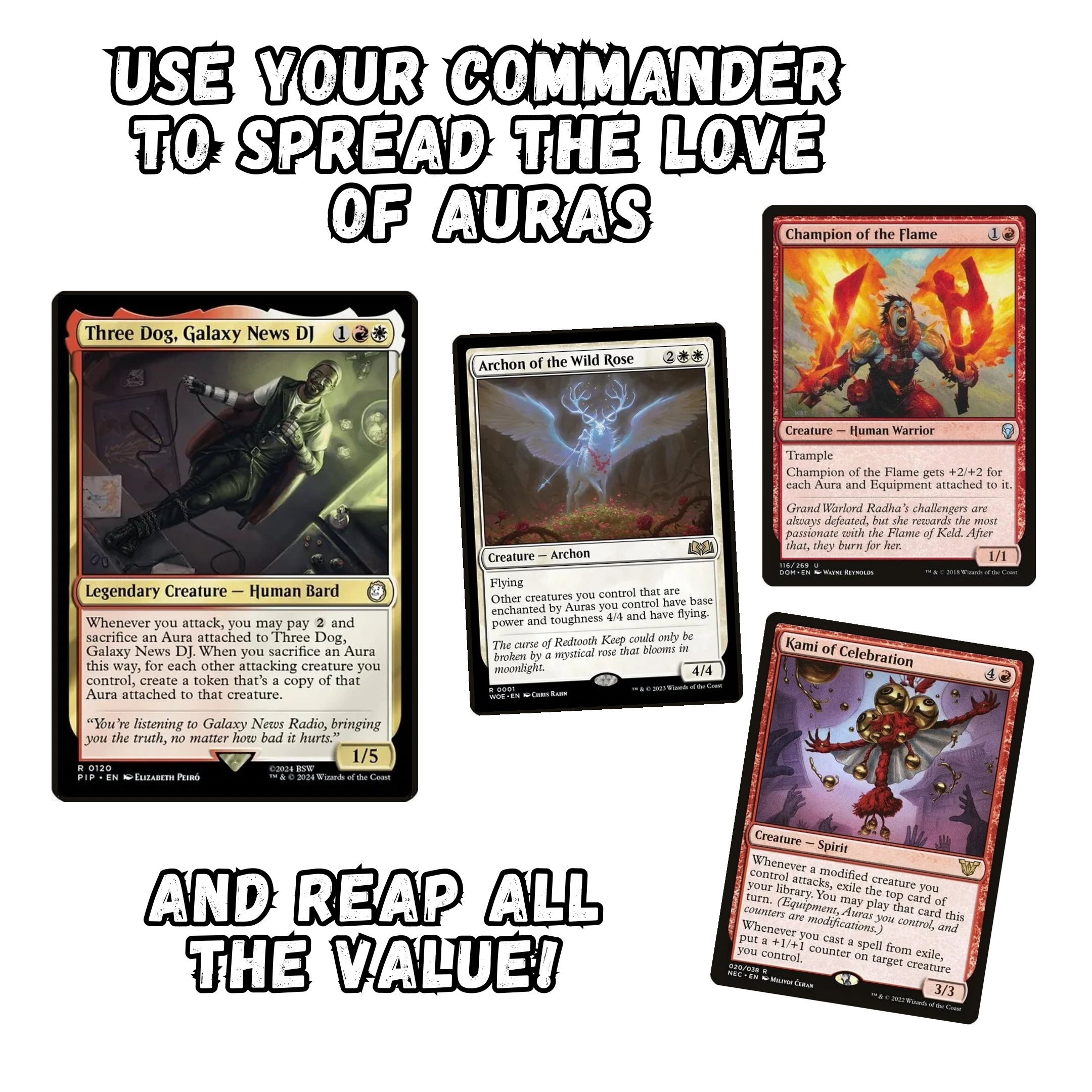 Three Dog, Galaxy News DJ - EDH Deck