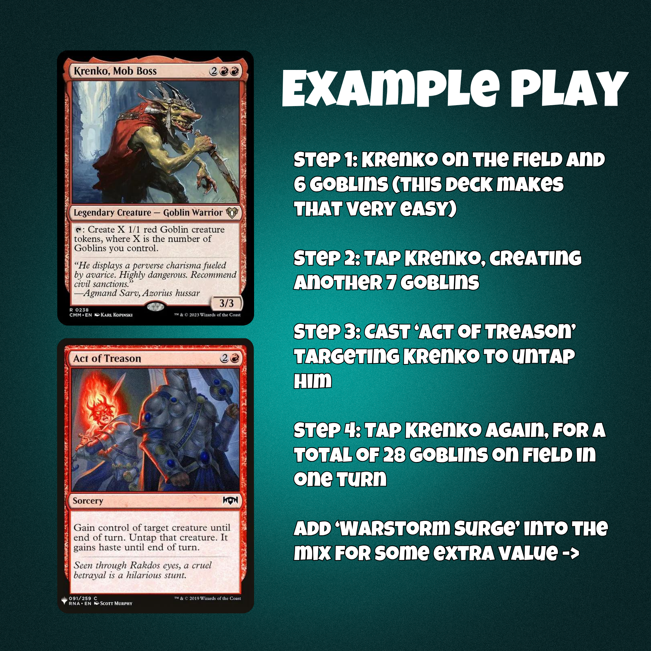 Krenko, Mob Boss - EDH Deck