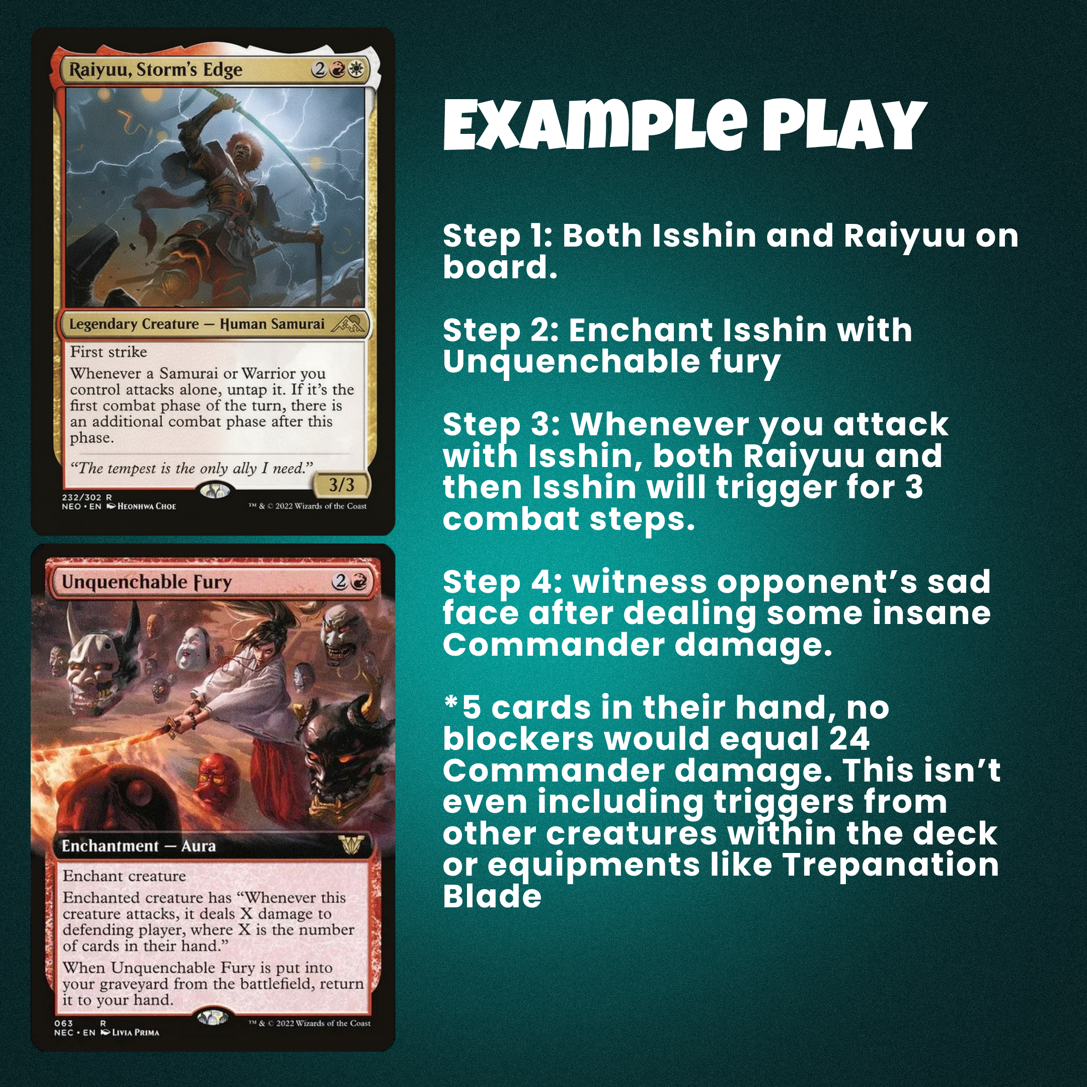 Isshin, Two Heavens As One - EDH Deck