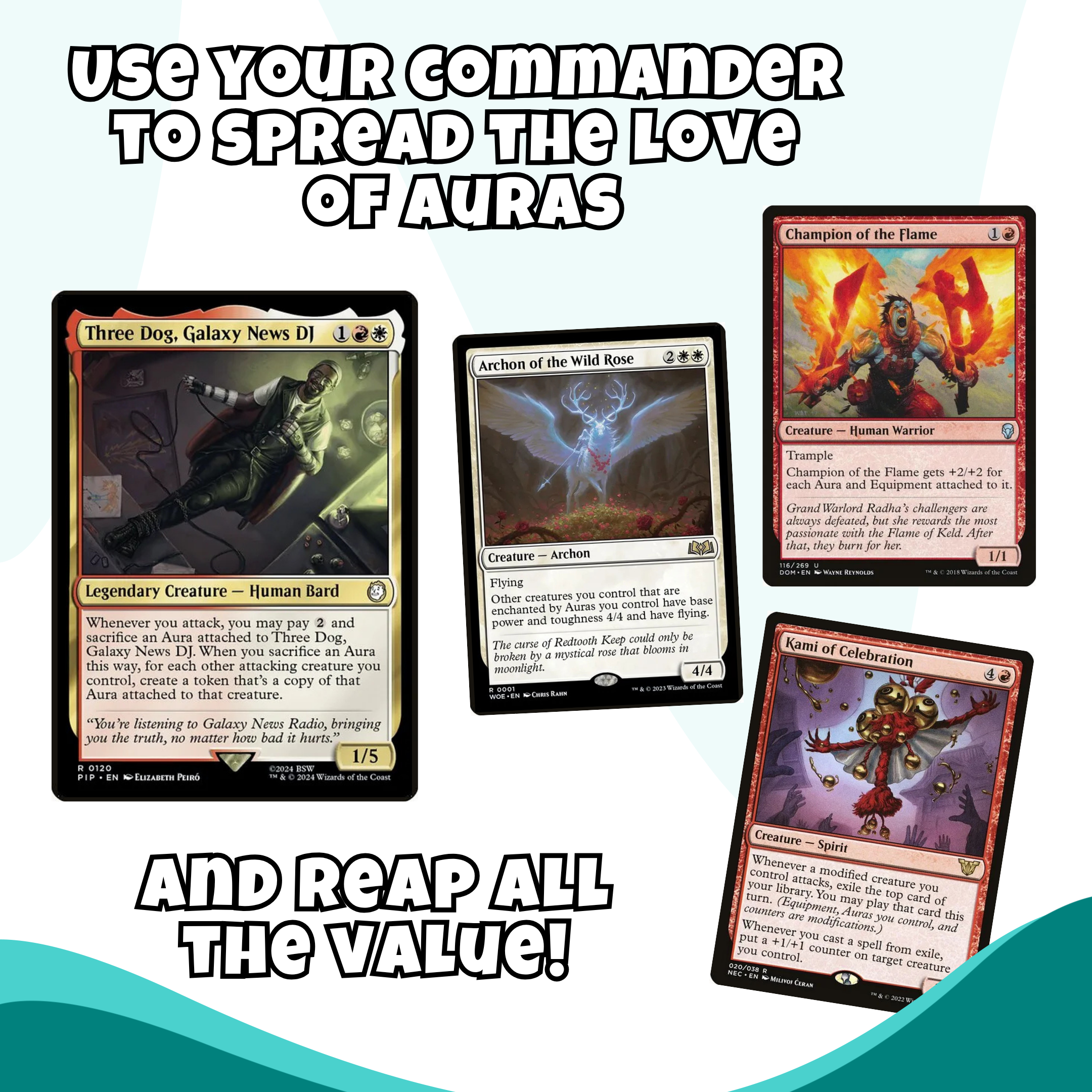Three Dog, Galaxy News DJ - EDH Deck
