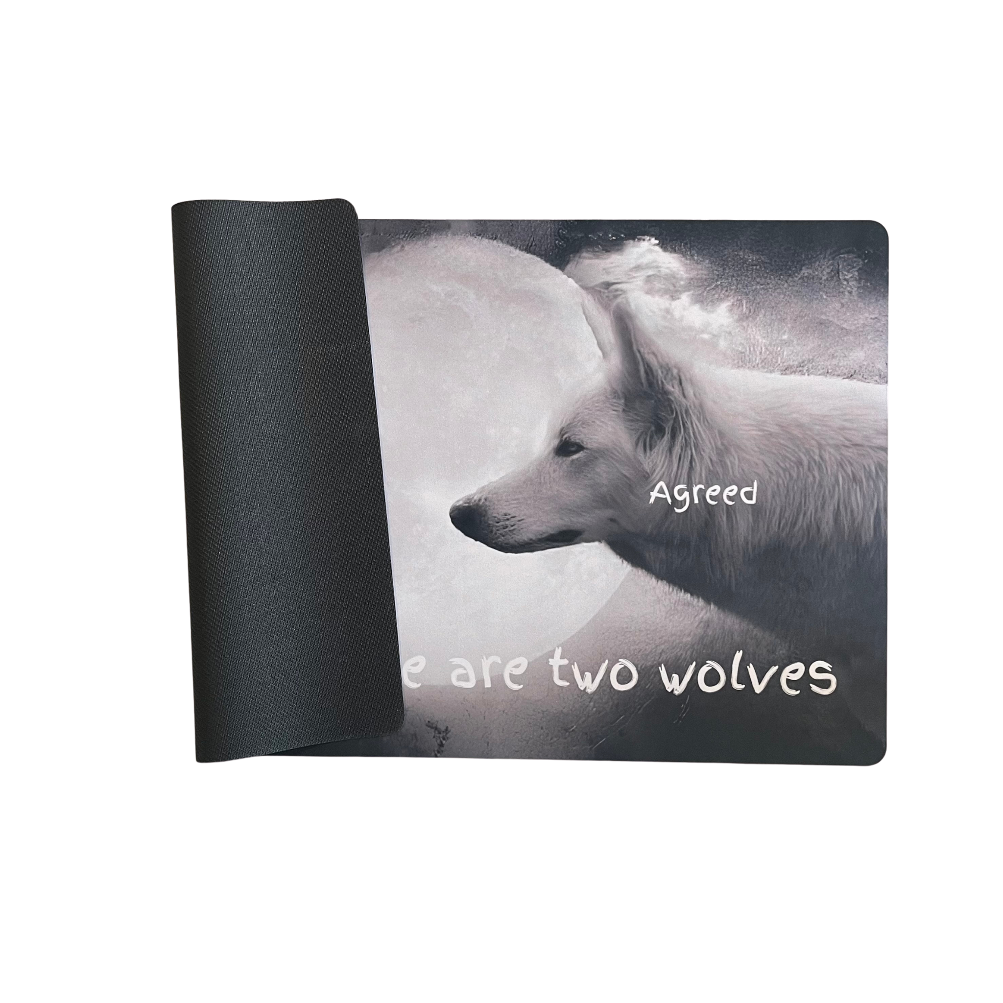Two Wolves Playmat