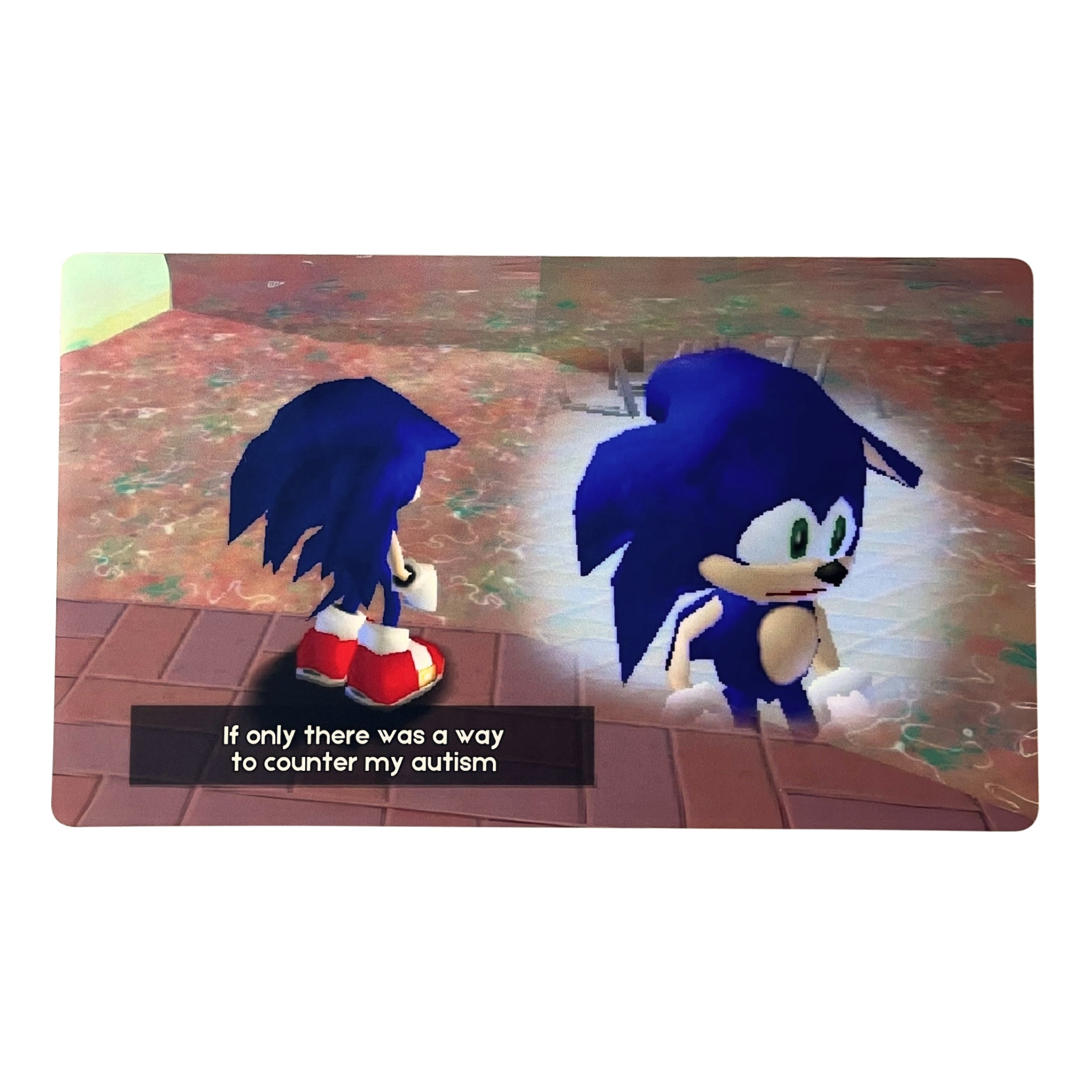 Sad Sonic Playmat