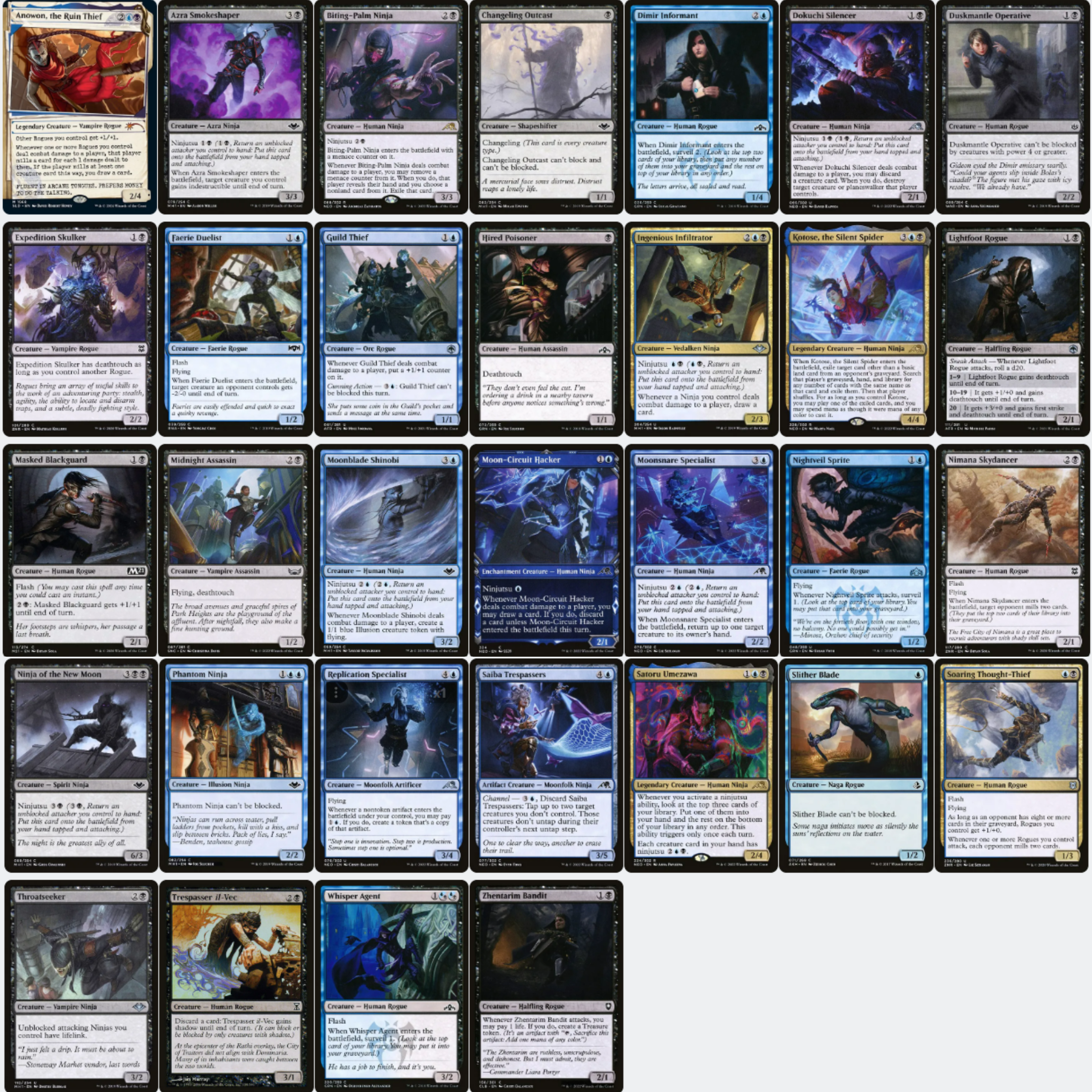 Yuriko, The Tiger’s Shadow - EDH Deck